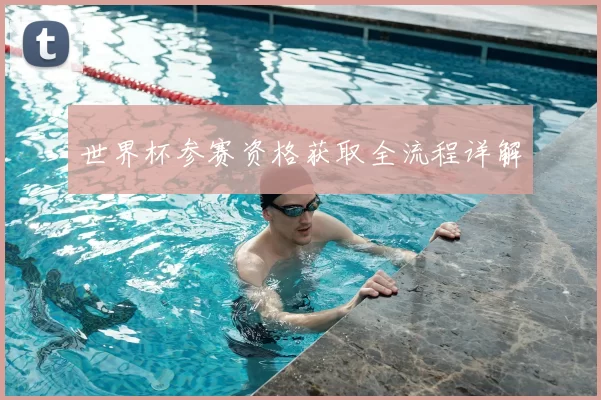 世界杯参赛资格获取全流程详解