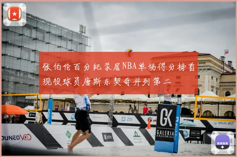 张伯伦百分纪录居NBA单场得分榜首现役球员唐斯东契奇并列第二